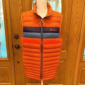 Cotopaxi Orange Puffer Vest